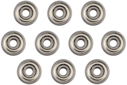 Allecto - Pack van 10 Miniatuur Kogellagers 624ZZ - Metaal Gecoat voor 3D Printers en Voertuigen
