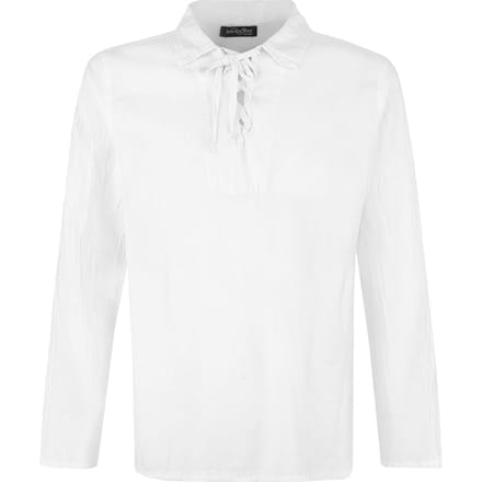 Innocent - Gothic Longsleeve - Pirate Shirt - M tot XXL - voor Mannen - ecru