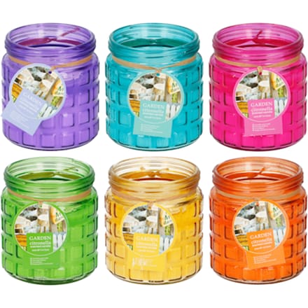 Citronella Kaars, diverse kleuren