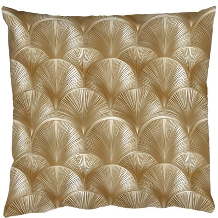 Sierkussens - Kussentjes Woonkamer - 60x60 cm - Patroon - Waaier - Goud