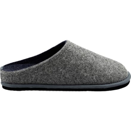 Loewenweiss Lowenweiss easy bicolore handgemaakte pantoffels gekookte wol grijs /