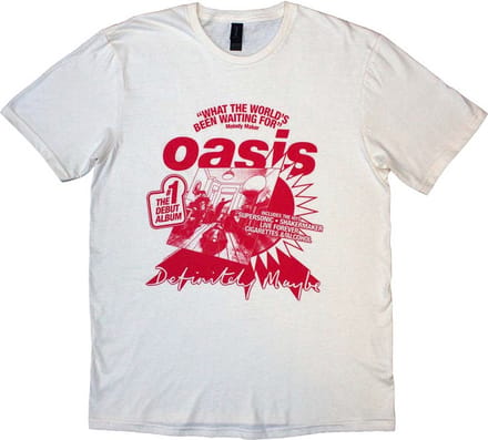 Oasis - What The World's Been Waiting For Heren T-shirt - XL - Creme