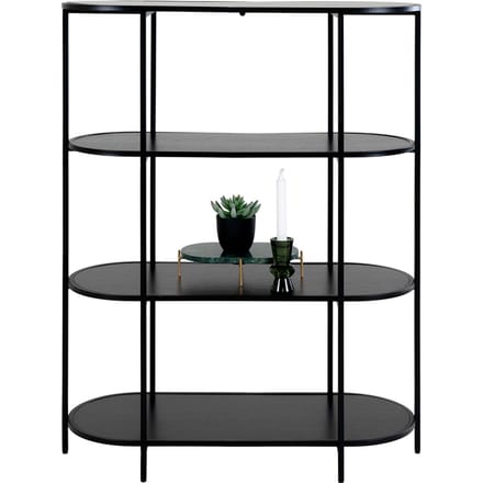 House Collection Stellingkast Dina Zwart Ovaal