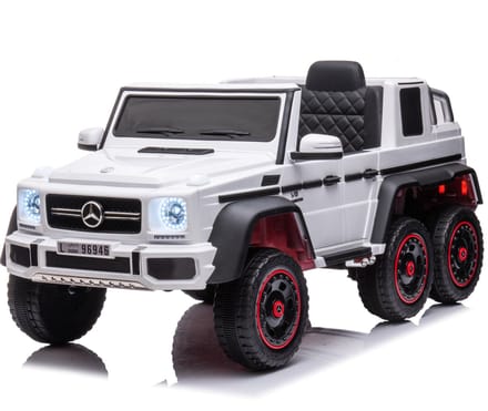 Mercedes G63 6X6 AMG 12V Elektrische Kinderauto Wit