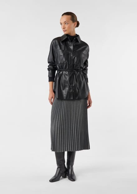 Plissé Rok met Elastische Taille Dames COMMA