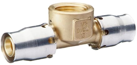 Fränkische T-stuk met binnendraad alpex-plus 20-Rp3/4-20, 87320743