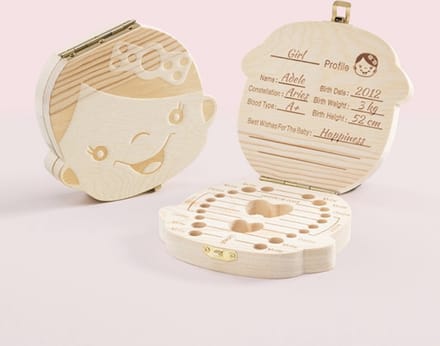Innovagoods Tandendoosje - Herinneringsdoosje voor Baby’s Meisje