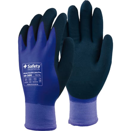 +Safety® 39-300 | Winter double latex pro | Waterdichte winter werkhandschoen