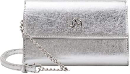 L.CREDI koppeling schoudertas Oliviana Clutch Silber zilverkleurig