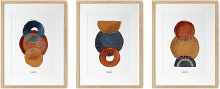 Fabrikten Posterset Artsy - 3 Posters - A3