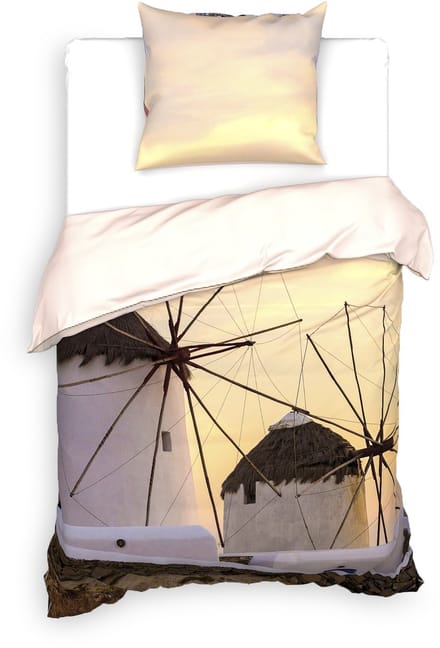 Heckettlane Dekbedovertrek Parker - Eenpersoons - Bamboe - 140x200-220 cm - Multi
