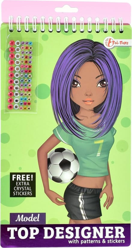 Toi-toys Schetsboek Met Stickers En Diamanten 26 Cm