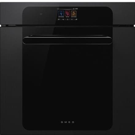 SMEG Pyro steam Galileo Oven Oven , Musa, 60 cm, Combi-stoom, Zwart, A+, Pyrolyse