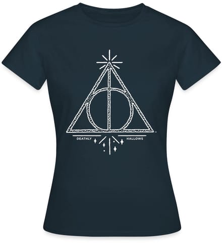 Harry Potter Het dodelijk heilig-logo T-Shirt Dames