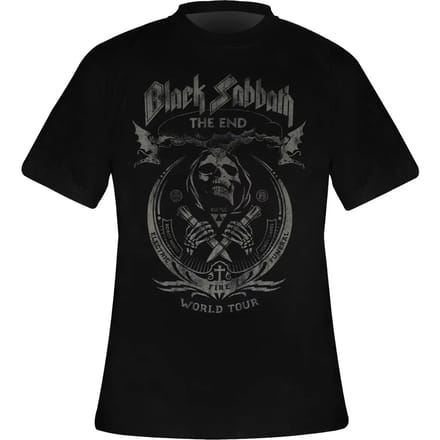 Black Sabbath - The End Mushroom Cloud Heren T-shirt - M - Zwart