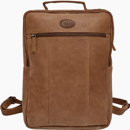 Castillo Hunter Falcon Rugzak A4 Laptopvak 15,6" Cognac