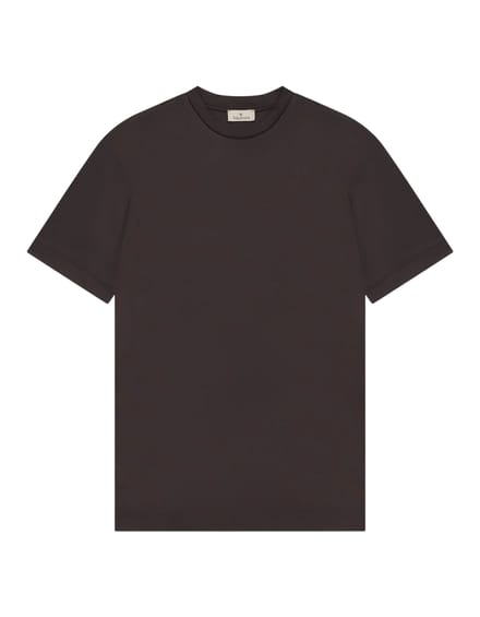 Valenza Interlock Supima T-shirts Donkergrijs 1001
