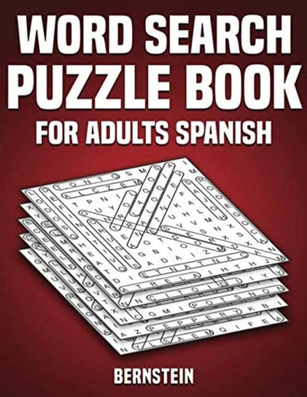 Woordzoeker Puzzelboek Spaans voor Volwassenen: 200 Puzzels in Groot Lettertype met Oplossingen