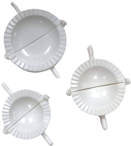 3x Dumpling maker - Pastei / ravioli / empanada mal - Deegvormer - Uitsteker - 6, 8 en 10 cm diameter - Keuken tool / gadget - Kookgerei - Jonyx