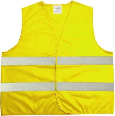 Veiligheidsvest geel voor volwassenen