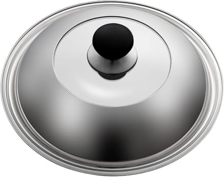 Pan Deksel - Universeel Deksel - Koken - Met Stoomgat - 32 cm - Zilver