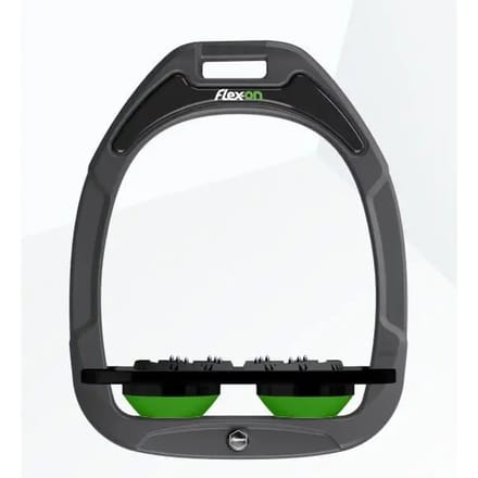 Ultra Grip Platte Hakken Antraciet/Zwart/Groen Flex-On Green Composite