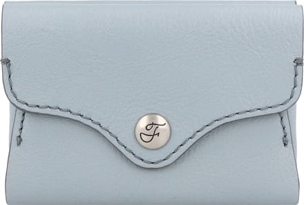 FOSSIL Kaarthoes Heritage Card Case Smokey Blue Lichtblauw