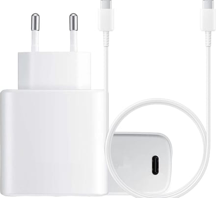 45W USB C Lader met USB C Kabel 3 meter - Voor A9, A9 Plus, A8, A8 Plus, S9, S9 Plus - Tablet Snellader USB-C