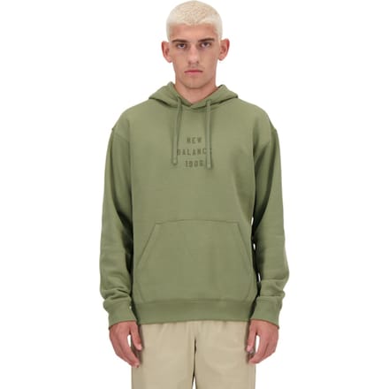 New Balance Iconic Collegiate Graphic Hoody Groen