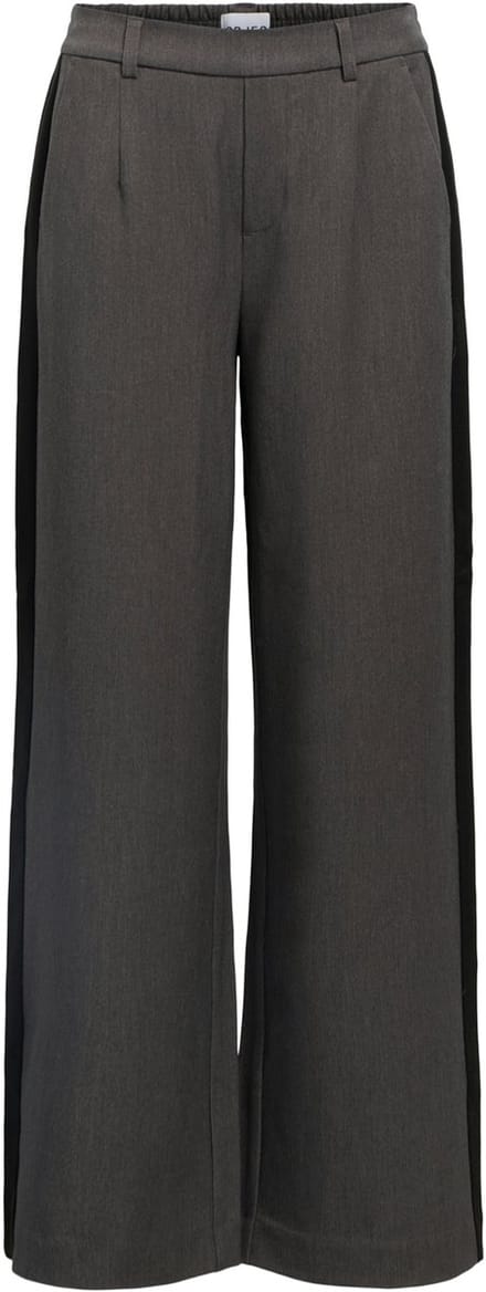 Object Objlisa Wide Pant Broeken Dames - Donkergrijs - Maat 34