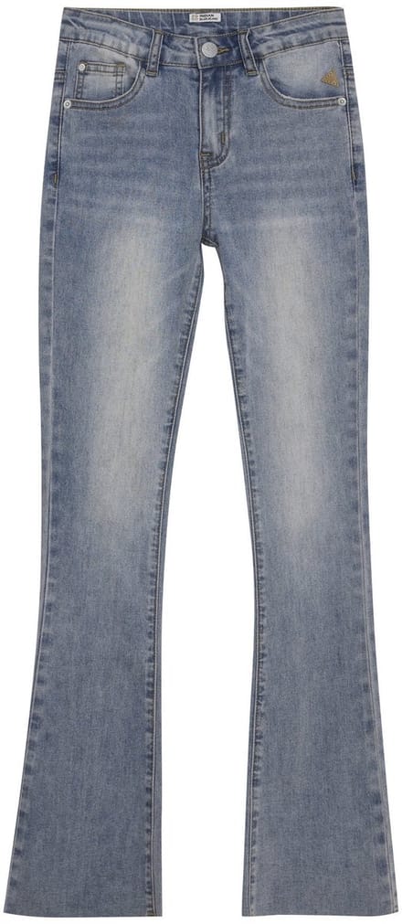 Indian Blue Jeans Flared Fit Medium Denim Jeans Meisjes - Broek - Lichtgrijs - Maat 164