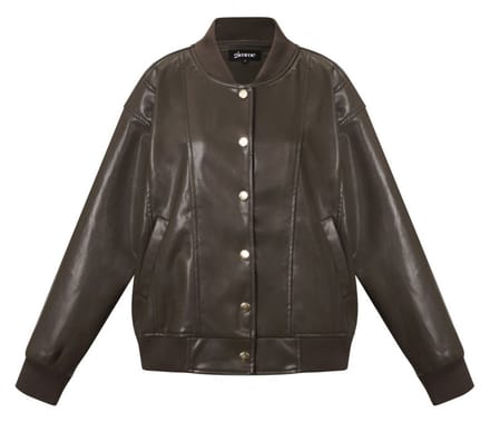 Woven Polyester Fiber Women's Bomber Jacket Fall/Winter Street Style