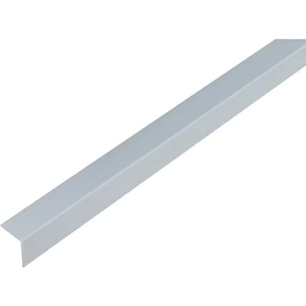 Alberts Hoekprofiel - Pvc Grijs - 20x20x1mm 1m