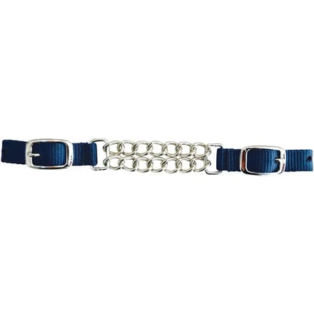 Dubbele ketting nylon gourmette voor paard Lakota