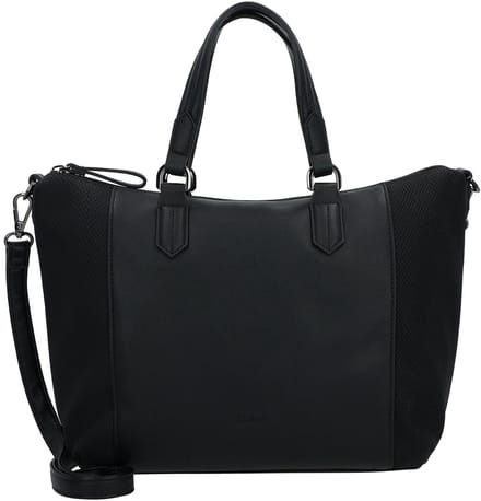 Gabor schoudertas shopper Wanda Zip Shopper Black zwart