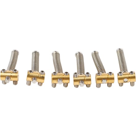 6-delige Messing Zadels Set voor TL Staartstuk Telecaster Elektrische Gitaar Vervangingsonderdelen beige