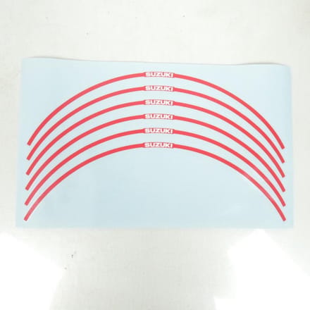 rode velgstrip voor suzuki 800 gsx-8r 99183-00a21-rd1 nieuw