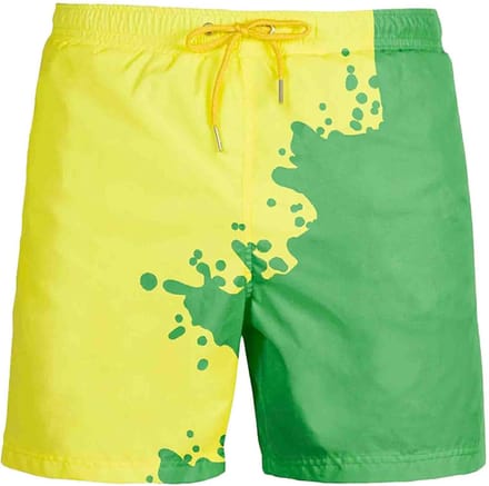 SEA'SONS - Zwembroek - green-yellow - Maat 92/98