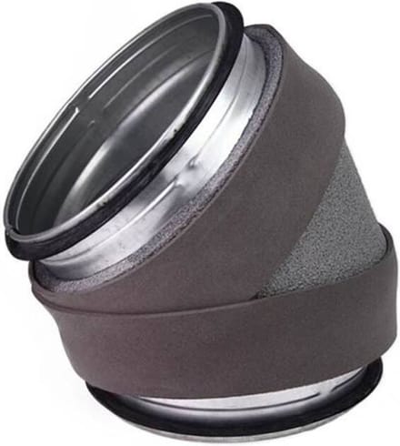 Econox Thermoduct geïsoleerde bocht 45 graden diameter 250 mm