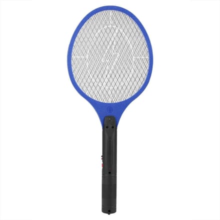 Draadloze Oplaadbare Elektrische Vliegen Muggen Mepper Bug Zapper Racket Insecten Doder Blauw blauw
