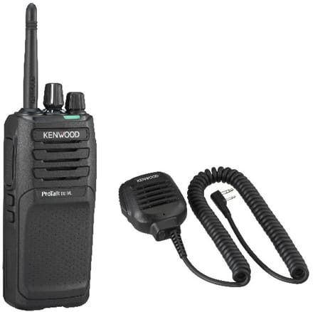 TK-3701DE ProTalk® portofoon met KMC-45 Speakermicrofoon - spreeksleutel - PMR446