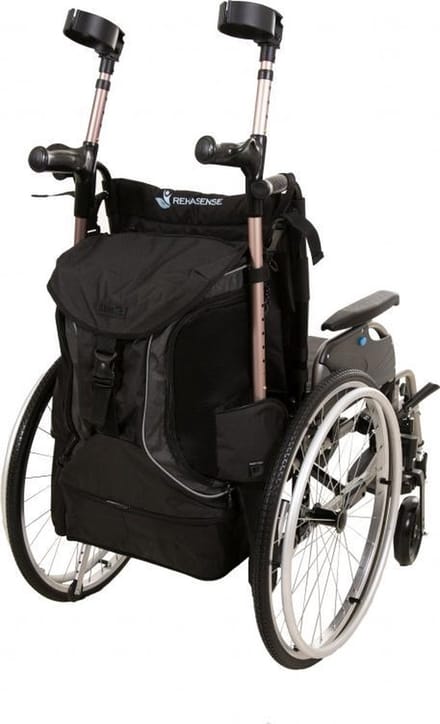 Torba Go rolstoel & scootmobieltas - zwart/grijs