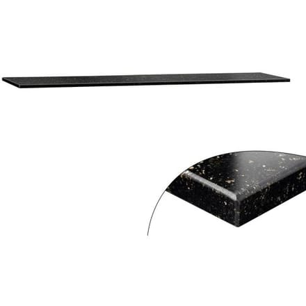 GGM Gastro Granitarbeitsplatte - 1800x700mm - Star Galaxy