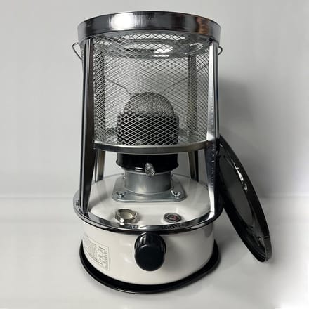 Kerosine Kachel - Mobiele Verwarming - Buiten Verwarmen - Hoog Rendement - 6L Volume - Wit