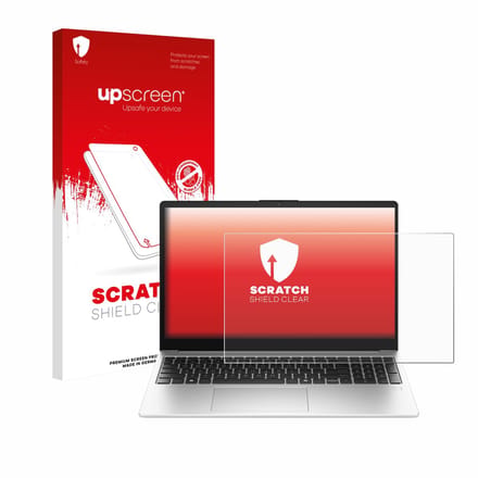 upscreen - Screenprotector voor HP 250R G10 15.6" - Folie Beschermfolie transparant