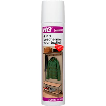 HG 4 in 1 beschermer voor textiel - 300ml - doeltreffend