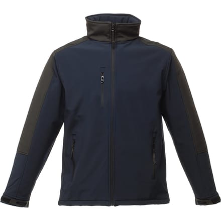 Regatta Heren Hydroforce 3-laags Softshell-jasje (windbestendig, waterafstotend en ademend) (Marine / Zwart)