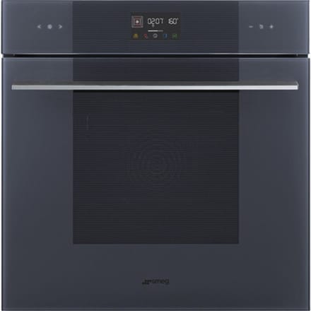 SMEG Traditional Galileo Oven Oven , Linea, 60 cm, Thermogeventileerd, Neptune Grey, A+, Vapor Clean