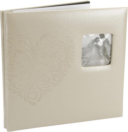 Pioneer - Heart Embossed Wedding Post Bound Album 12"X12" (MB10EWH)