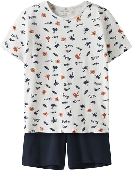 NAME IT - TKMPYJAMAS SS AOP NOOS - Jongens - Pyjamas